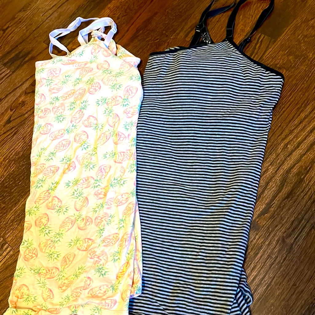 Motherhood Nursing Women’s Nursing / Breastfeeding Clip Tank Top Bundle